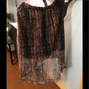 Earth Tone Multi Color Skirt