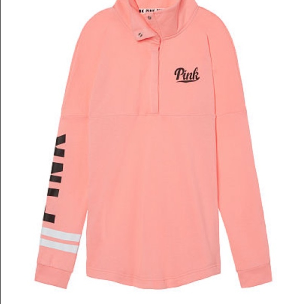 •VS PINK• VARSITY QUARTER SNAP