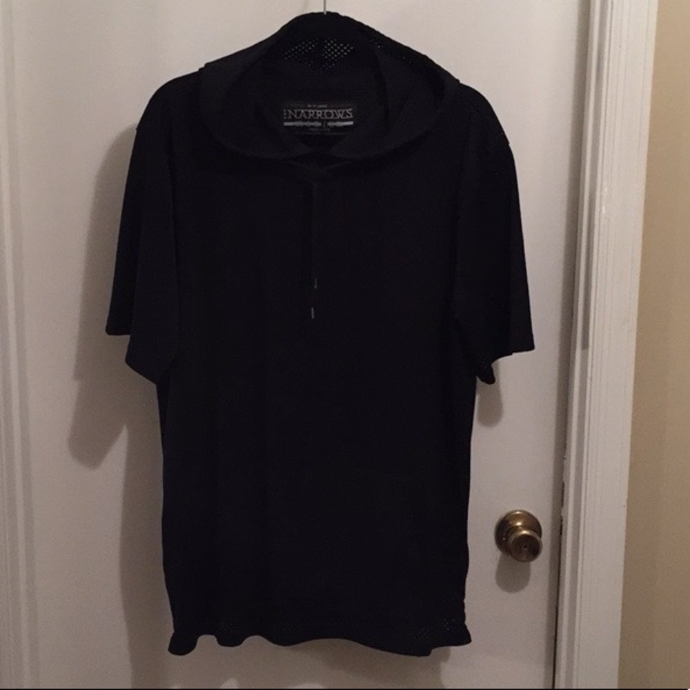 Mesh Short Sleeve Hoodie