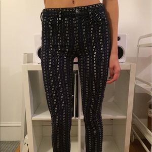 Madewell patterned trousers