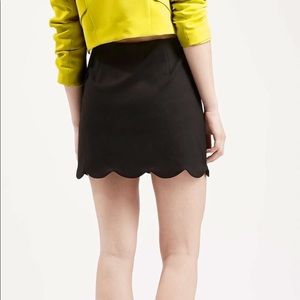 Topshop Scallop Skirt