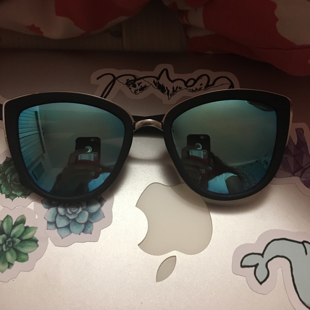 Quay Australia My Girl Sunglasses - Blue and Black