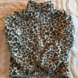 Girl's Leopard Print Jacket