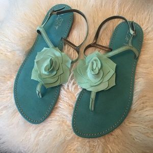 Flower Flat Sandals