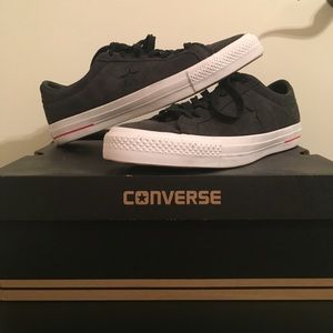 Converse One Star Pro Ox - Black/White/Red Size 11