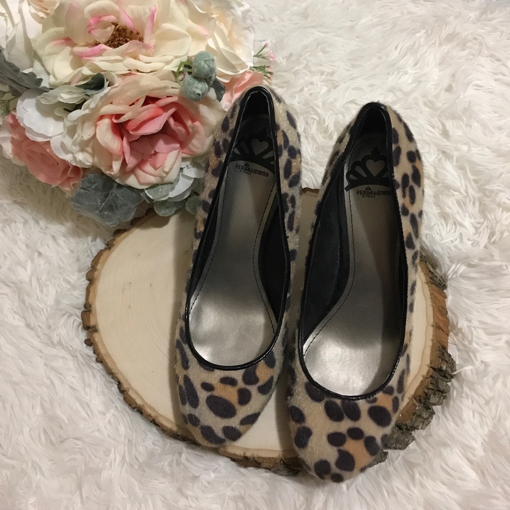 Fergalicious Leopard Print Heel