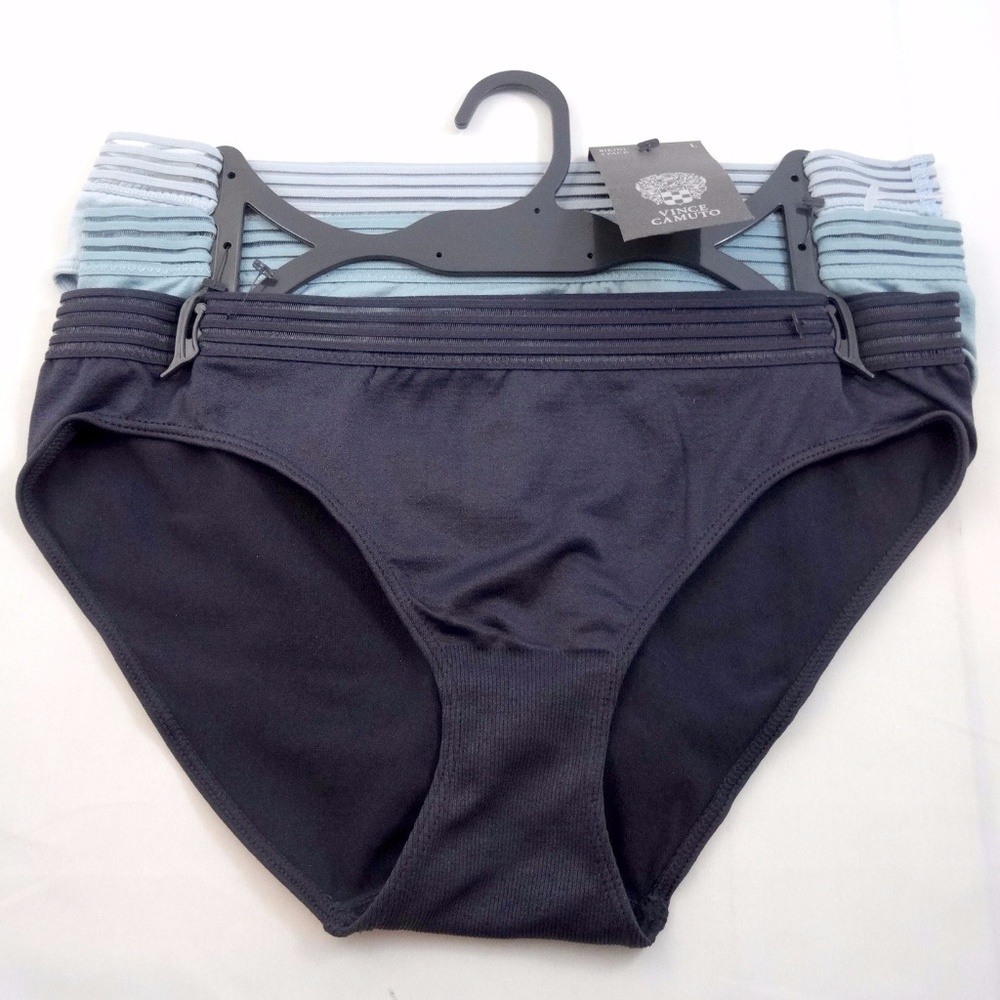Vince Camuto Bikinis 3 pack Large Graphite Blue