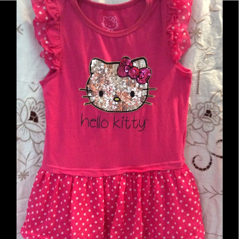 Girl's Hello Kitty Dress and Leggings set sz 6