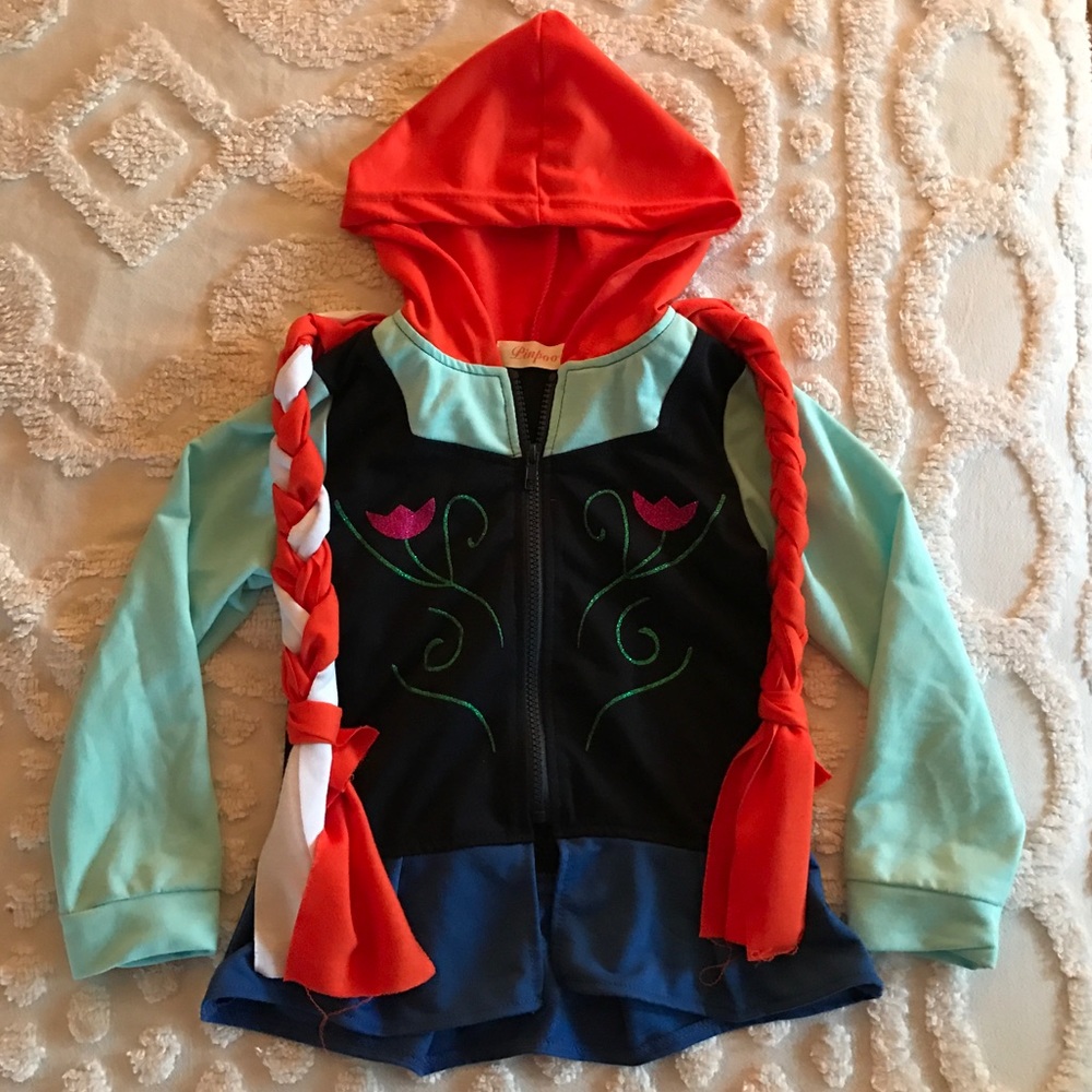 Girl's Specialty Hoodie - Anna from Frozen