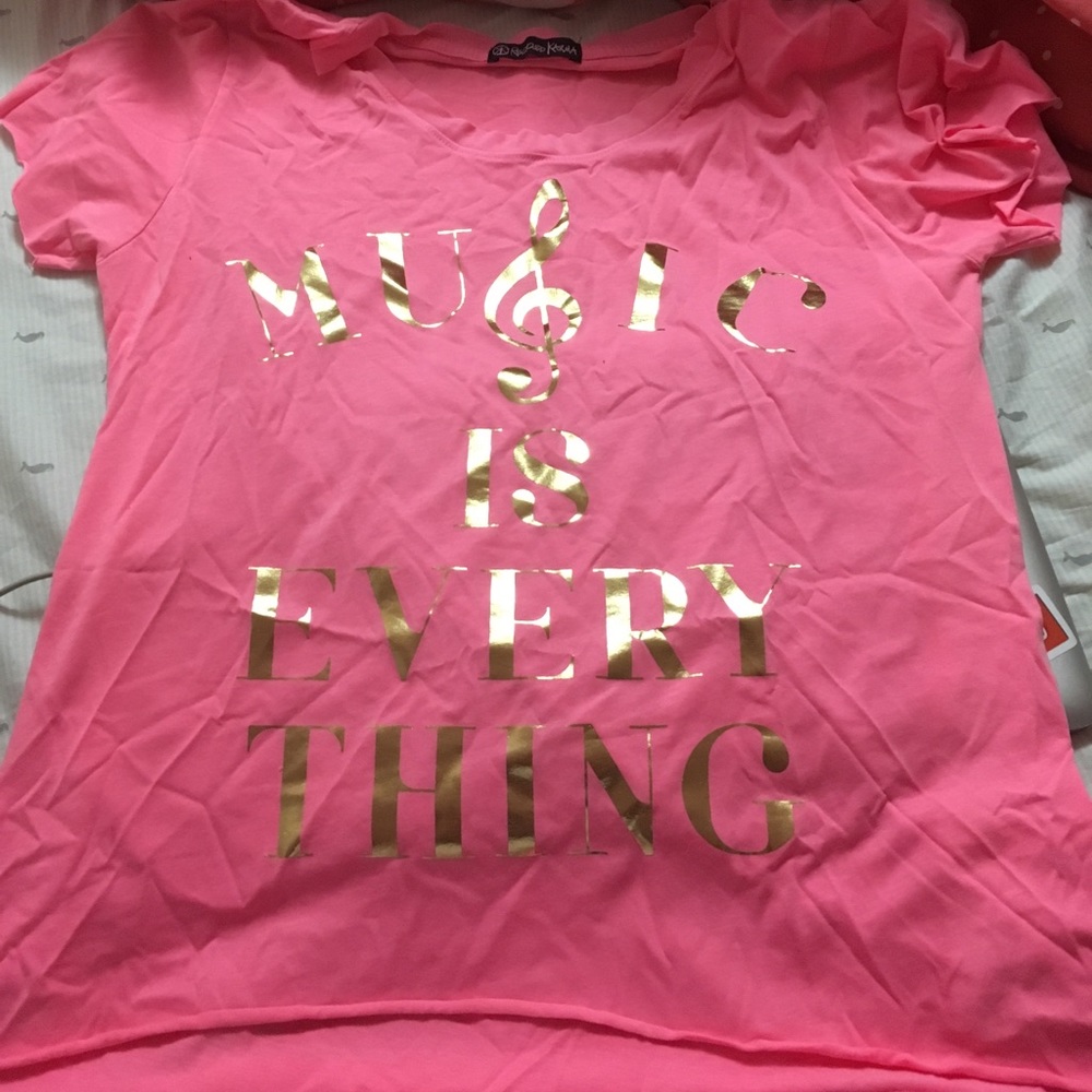 "music is everything" t shirt