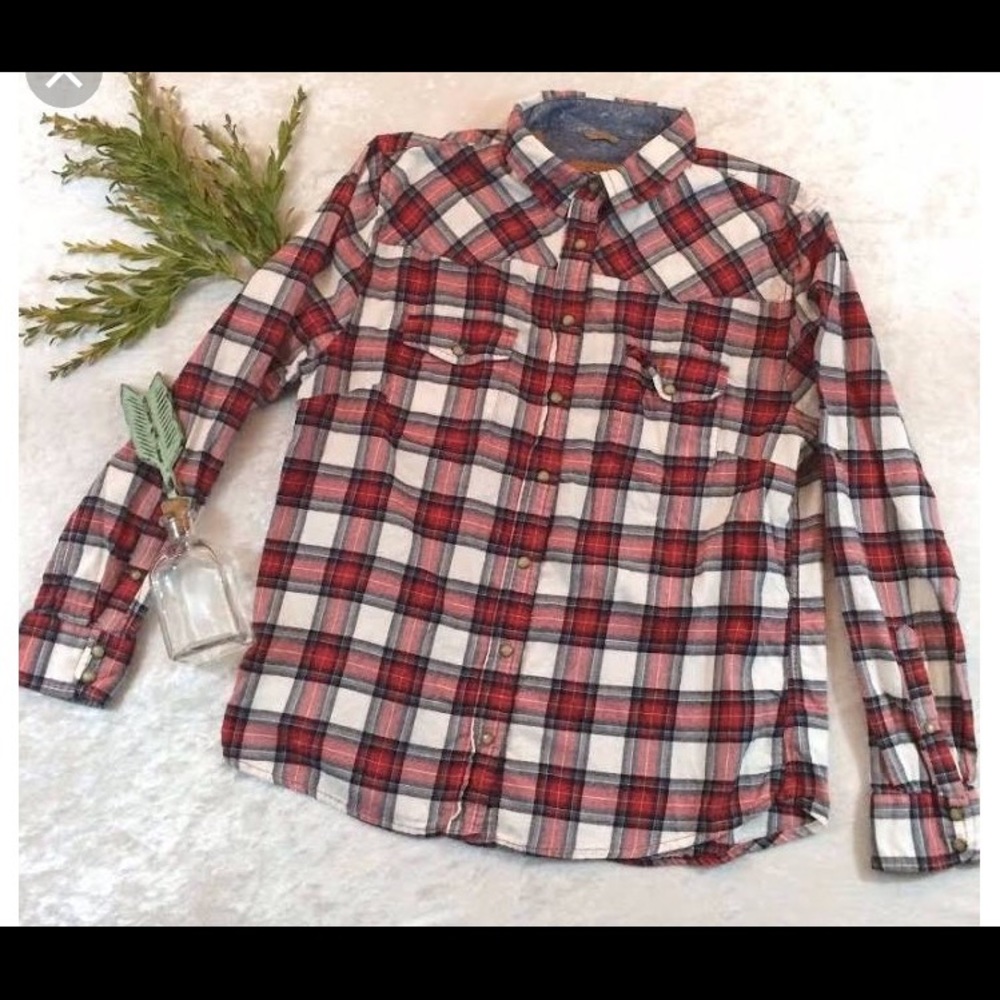 Jacks Girlfriend Flannel Shirt
