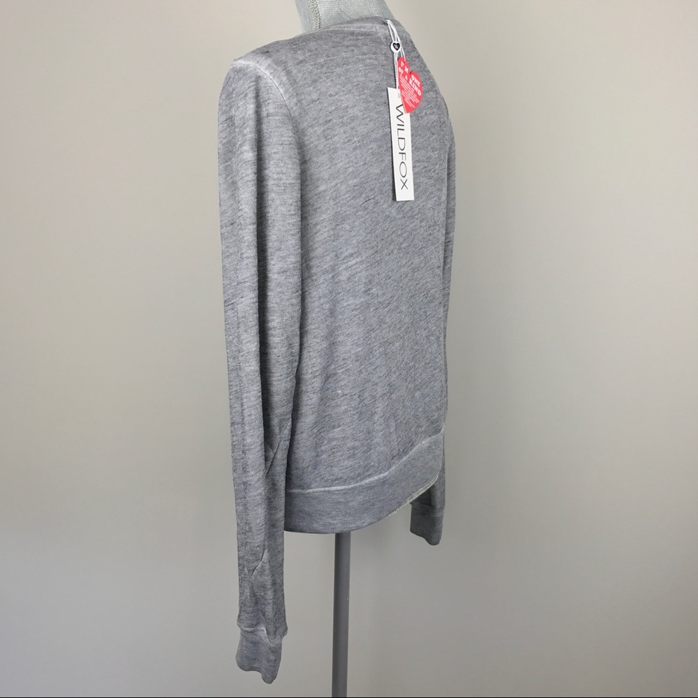 {Wildfox} 'I'll Keep You Warm' Sweatshirt Top $108 - Picture 7 of 8