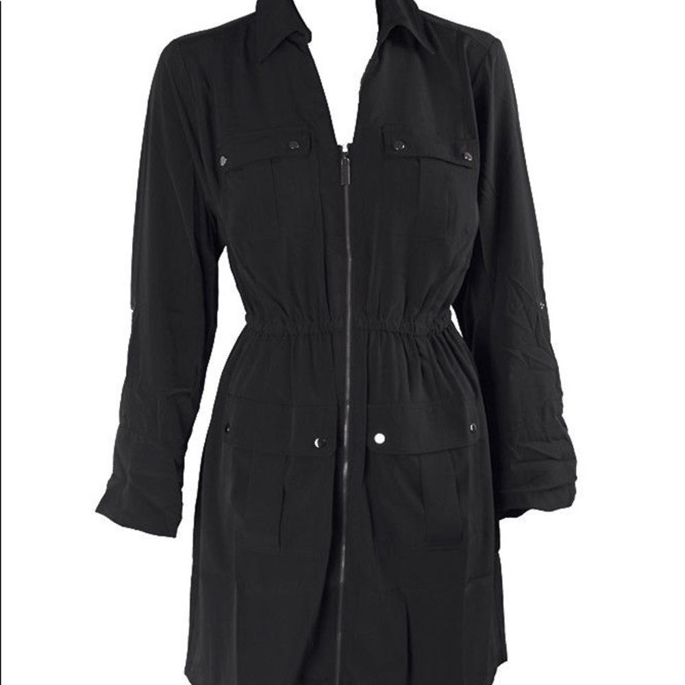 Alfani Black Zipper Dress