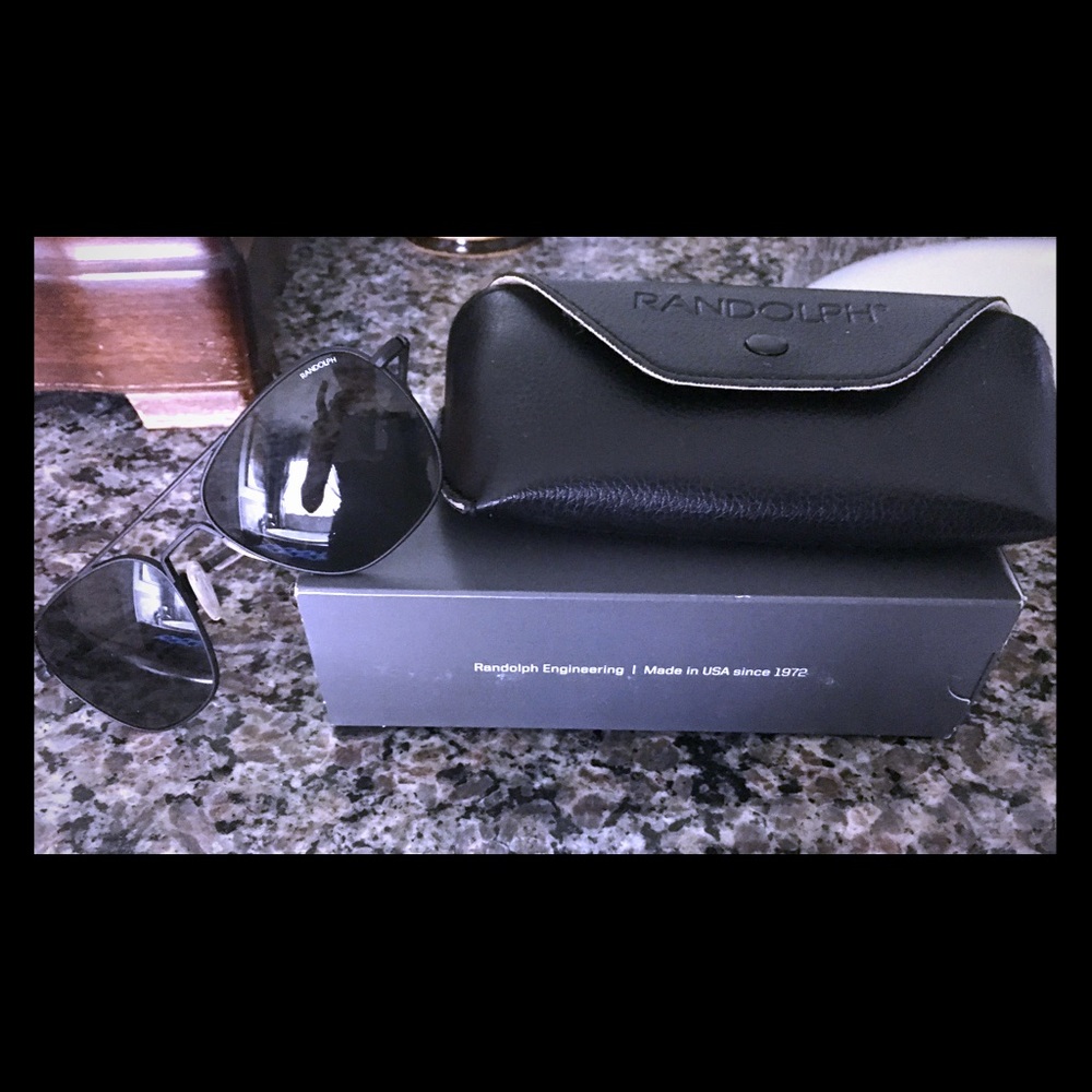 Randolph Handcrafted Aviator Sunglasses