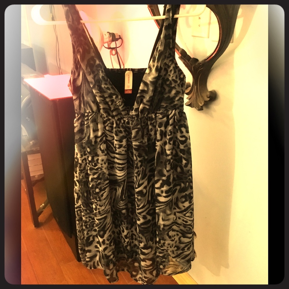 Cheetah print dress