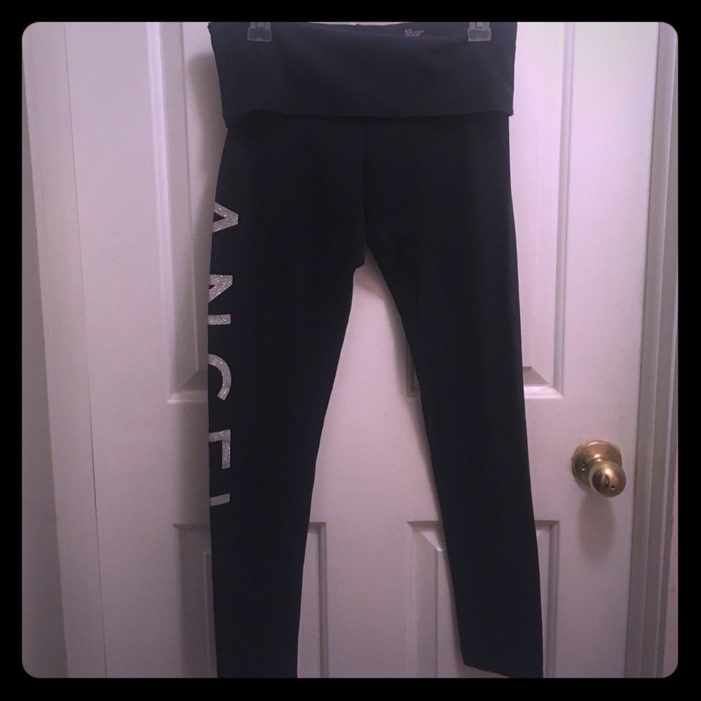 VS Angel glitter leggings