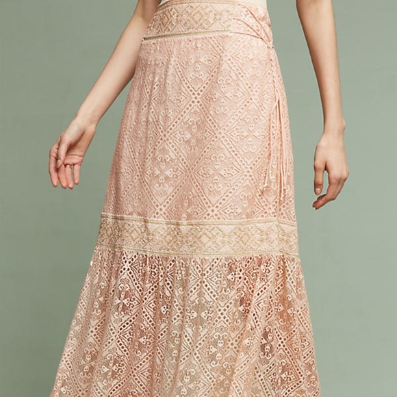 ANTHROPOLOGIE Maxima Lace Skirt NTW 178 SZ XS,S,L - Picture 2 of 4