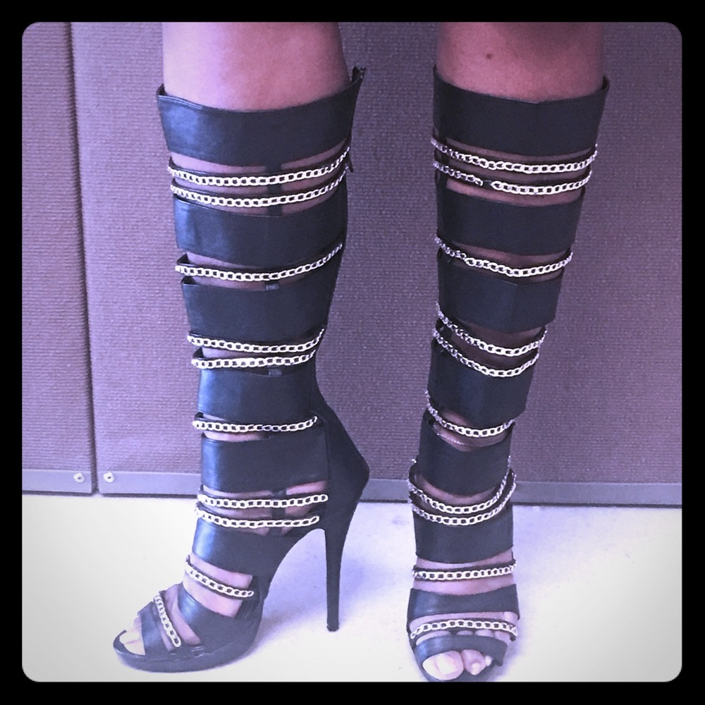 Liliana HighRize Biker Heelz