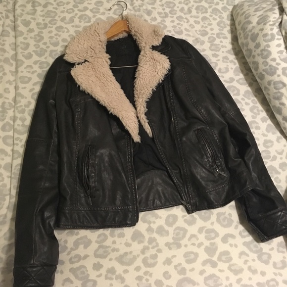 Zara Jackets & Blazers - Zara Collection faux leather bomber