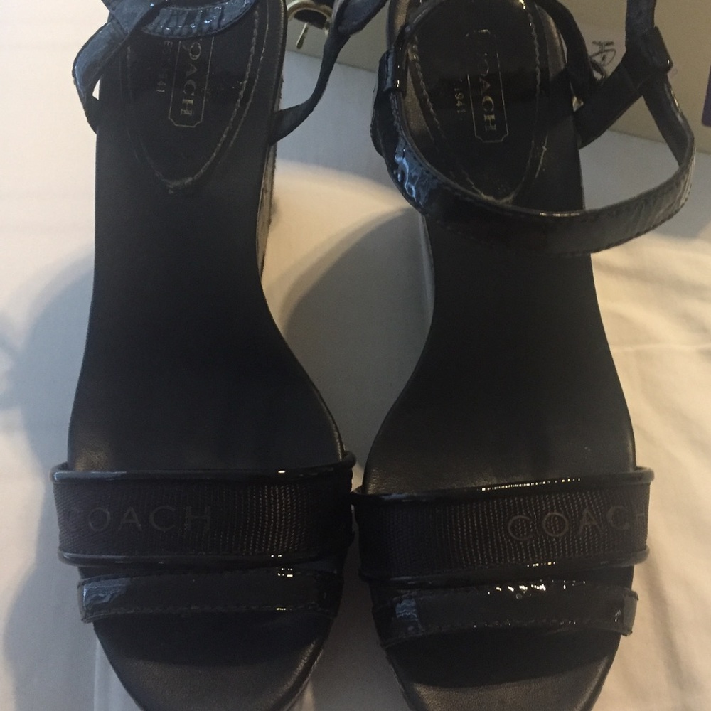 Coach wedges size 8.5