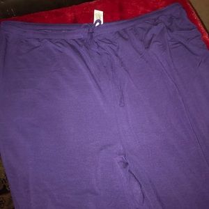 Liz Claiborne purple knit pants- 3x