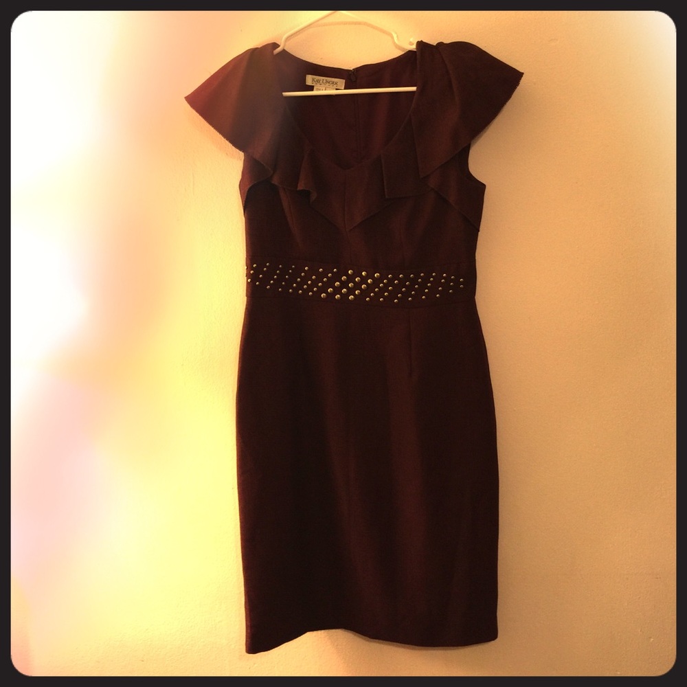 Timeless Kay Unger Maroon Dress size 8