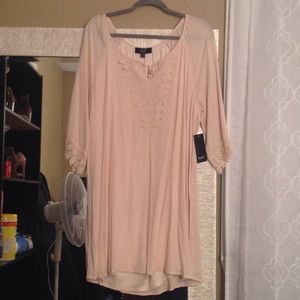 Nude Color Lace Dress