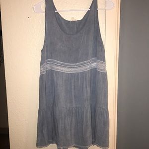 Baby blue mini dress