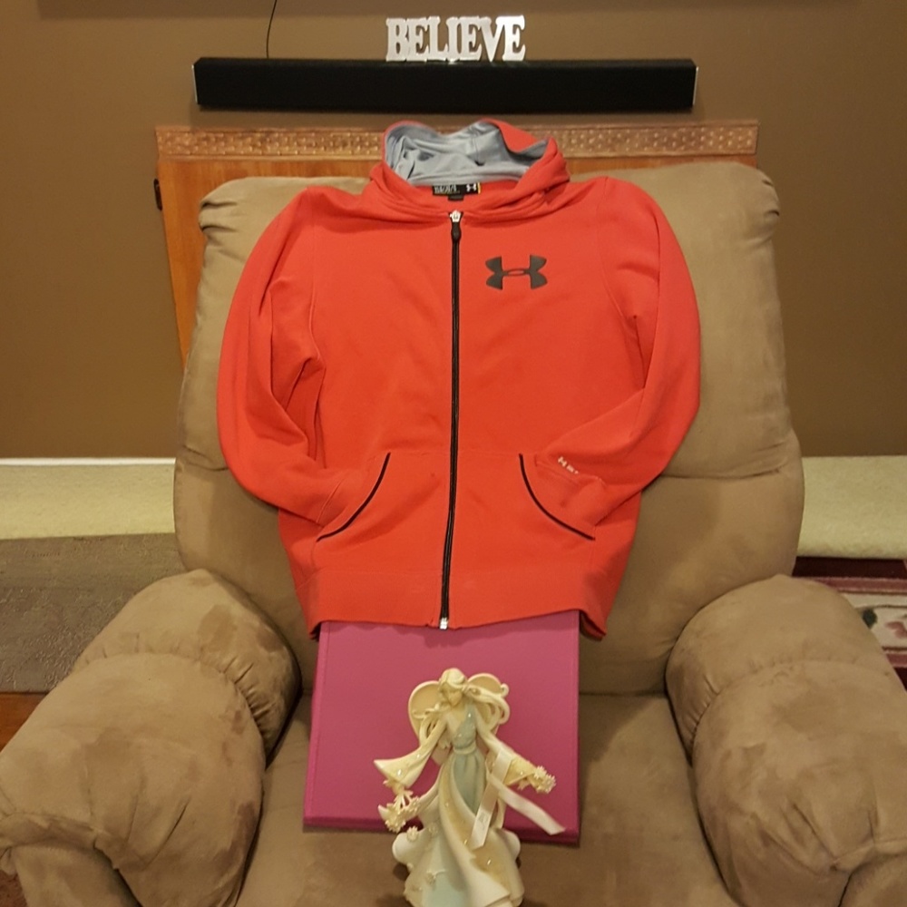 )-(  Under Armour Red  Storm Sweatshirt