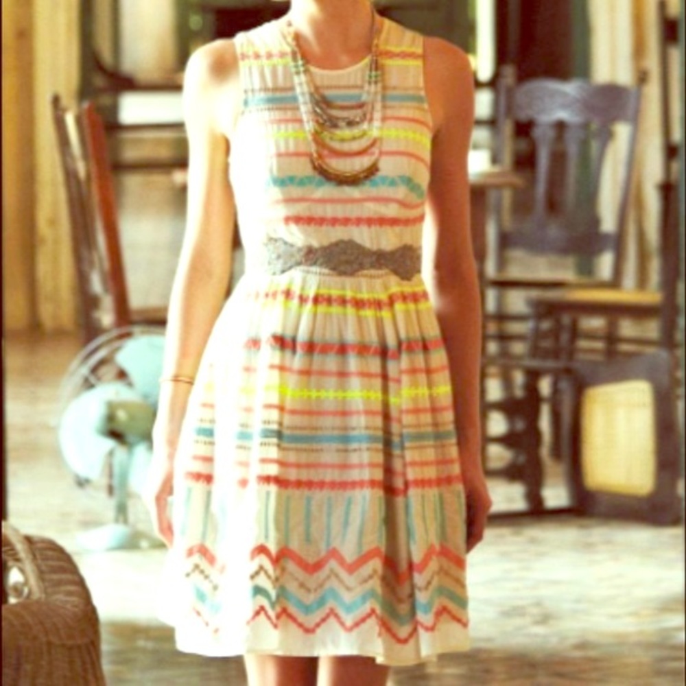 Sunglow anthropologie dress size 0