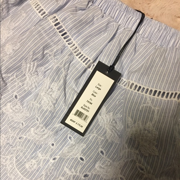 Over the Shoulder Eyelet Flutter Dress - Picture 5 of 7