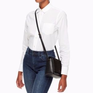 NWT 100% Kate Spade crossbody suede flap WKRU3978