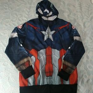 Captain America Masked Hoodie size M/M sweatshirt