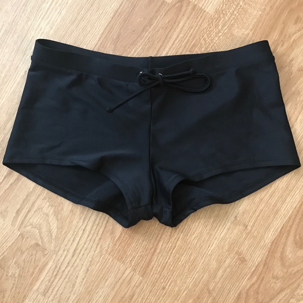 Boyshort swim bottoms