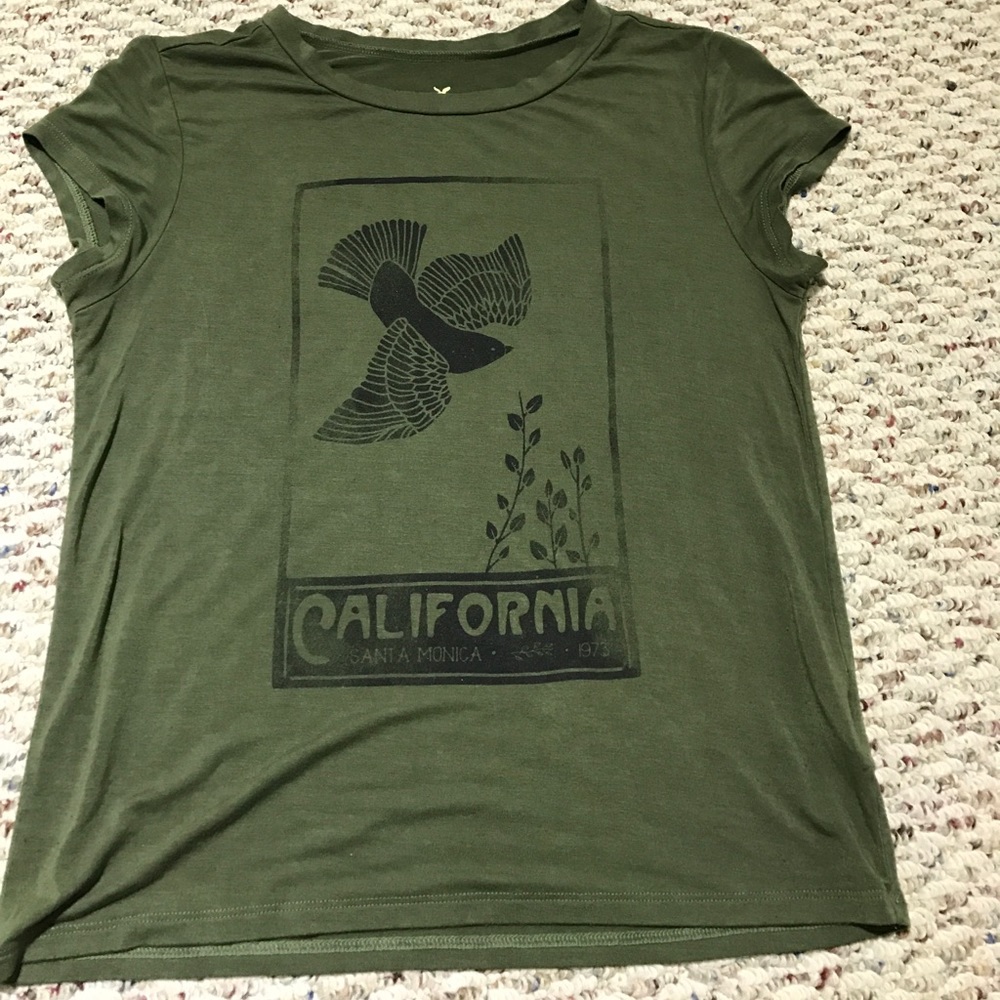 American Eagle Hunter Green T-Shirt