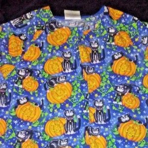 Uniform City Comfy Halloween Scrub Jacket Womens