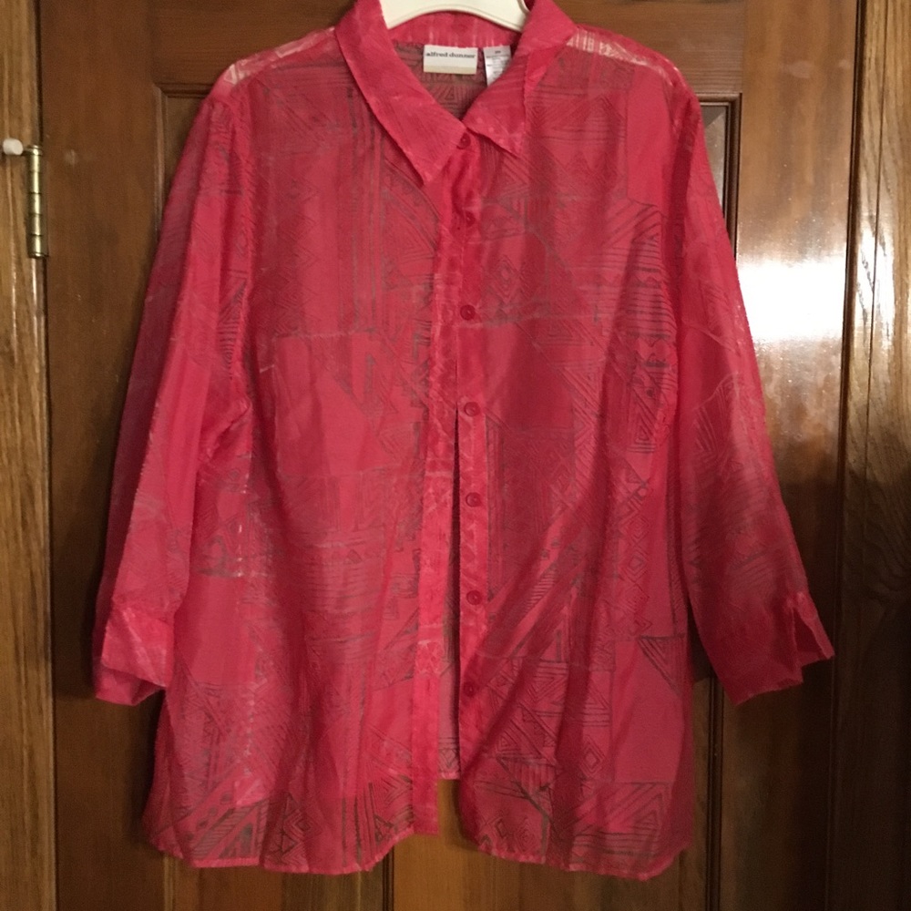 Alfred Dunner Dressy Overshirt