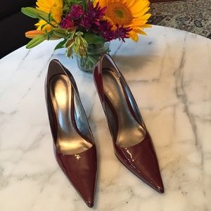 Nine West - Dark Red Patent Pumps