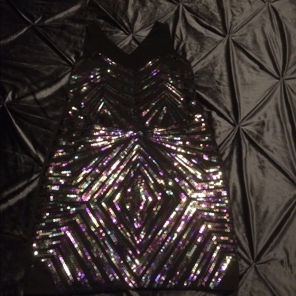 Bebe Sequin Dress