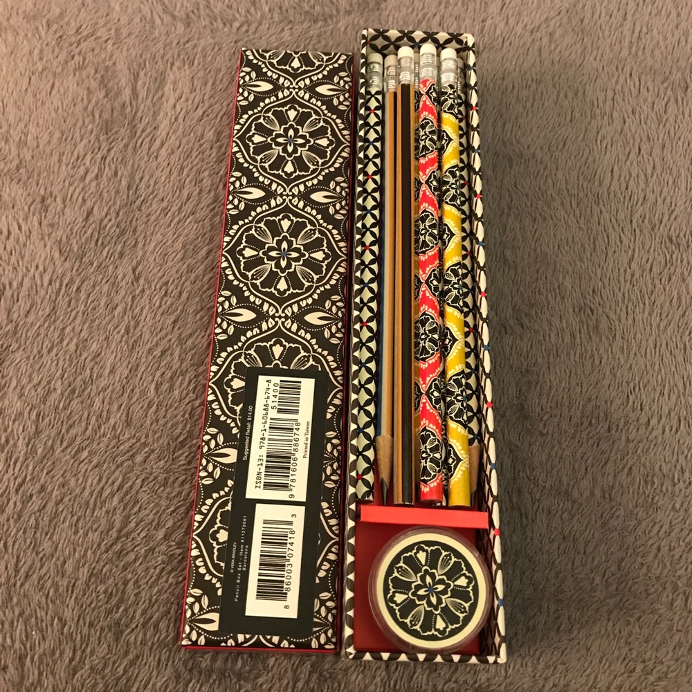 Vera Bradley Barcelona Pencil & Sharpener Box