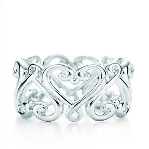 Tiffany's Goldoni Heart Band Ring