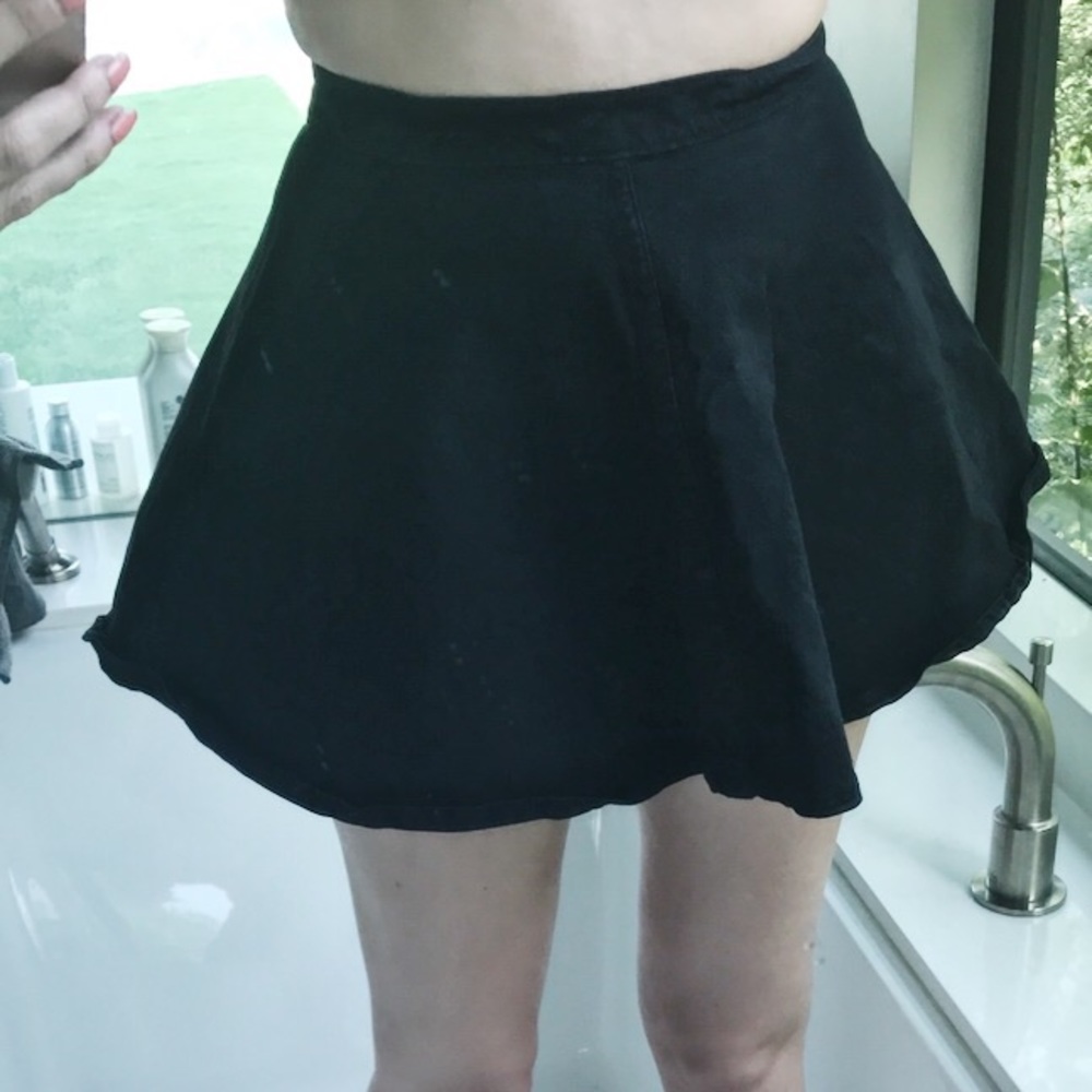 High waisted skirt