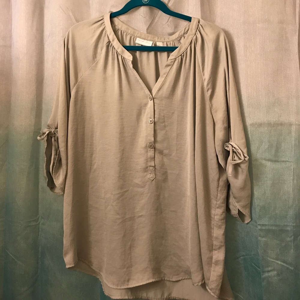 Grey boho style tunic