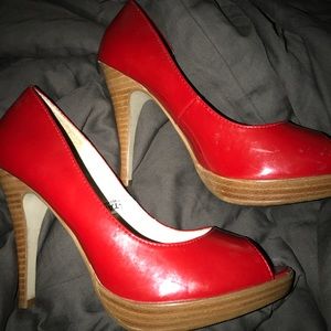 Red stiletto heels