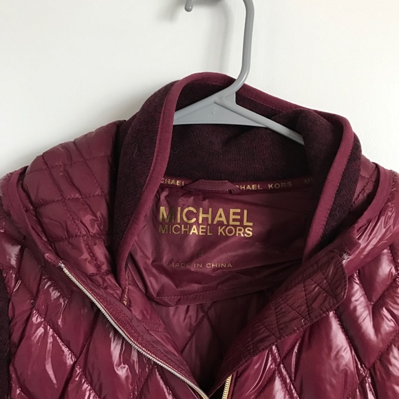 Michael Kors Quilt Rain Jacket - Picture 4 of 4