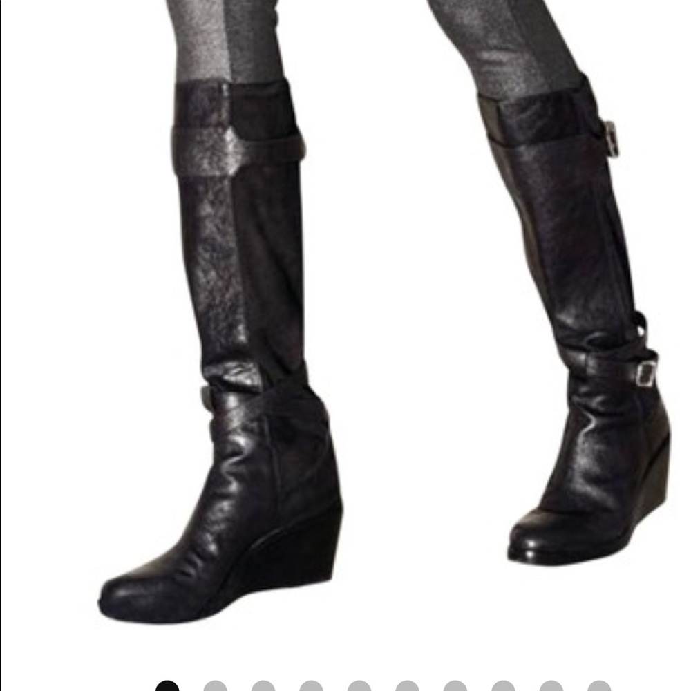 Like new Cole Haan Patricia Wedge boots