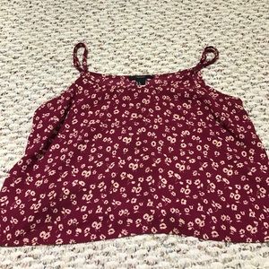 Forever 21 Floral Crop Top