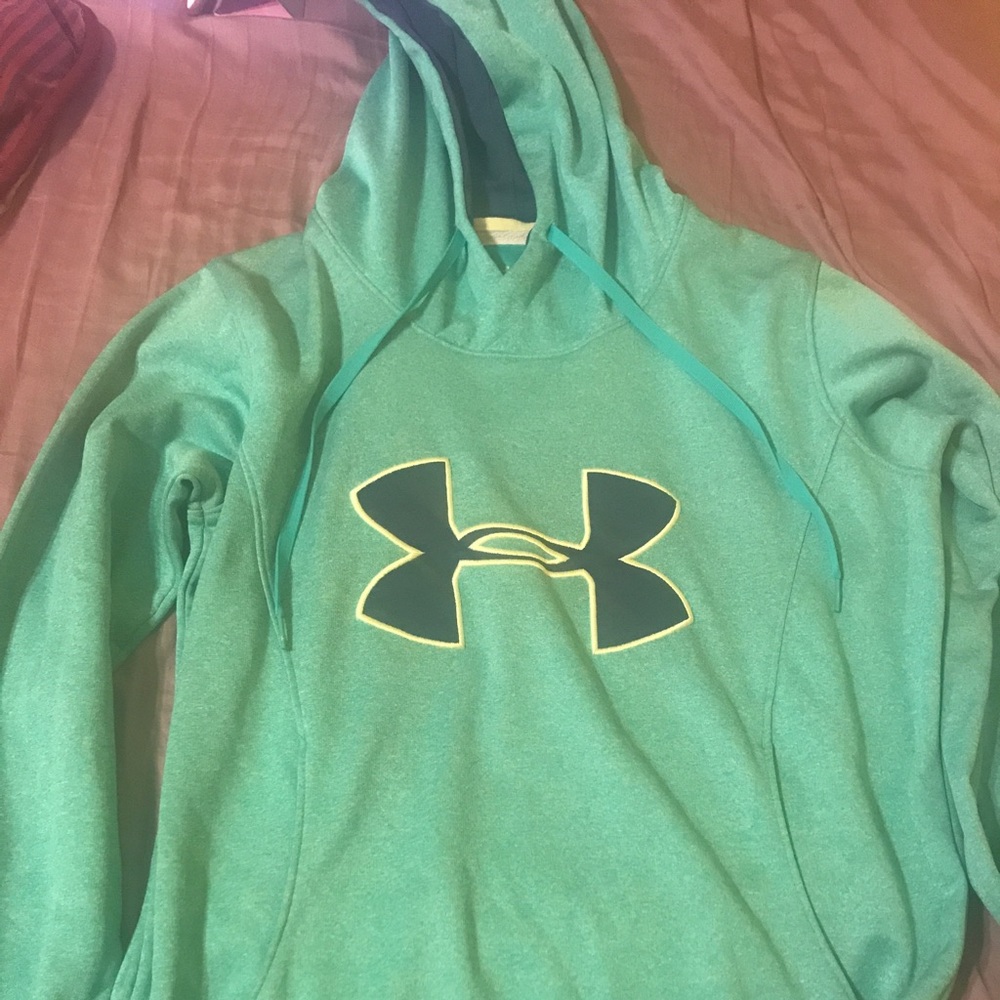 Under Armour Sweatshirt in Mint Green