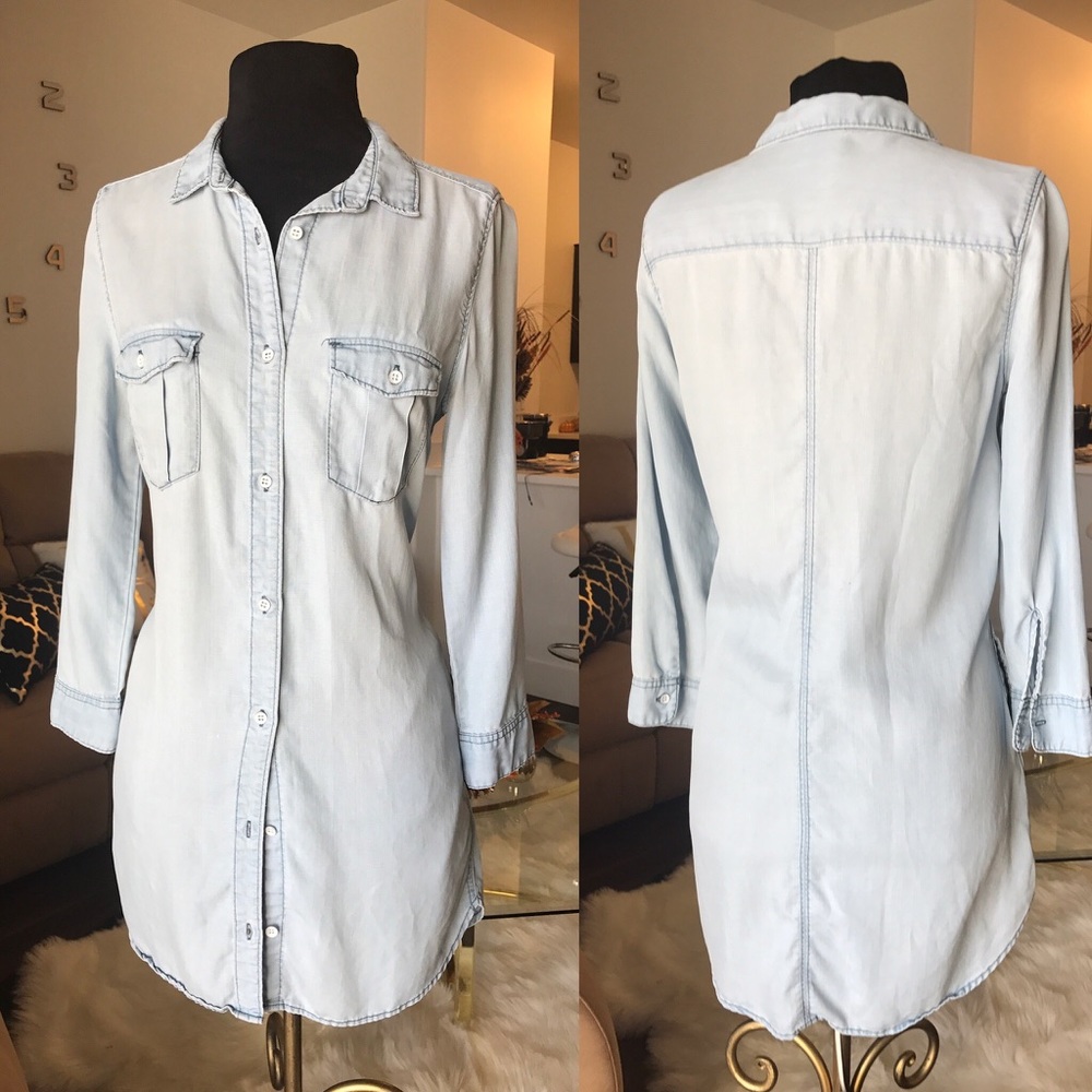 H&M Denim Shirt Dress