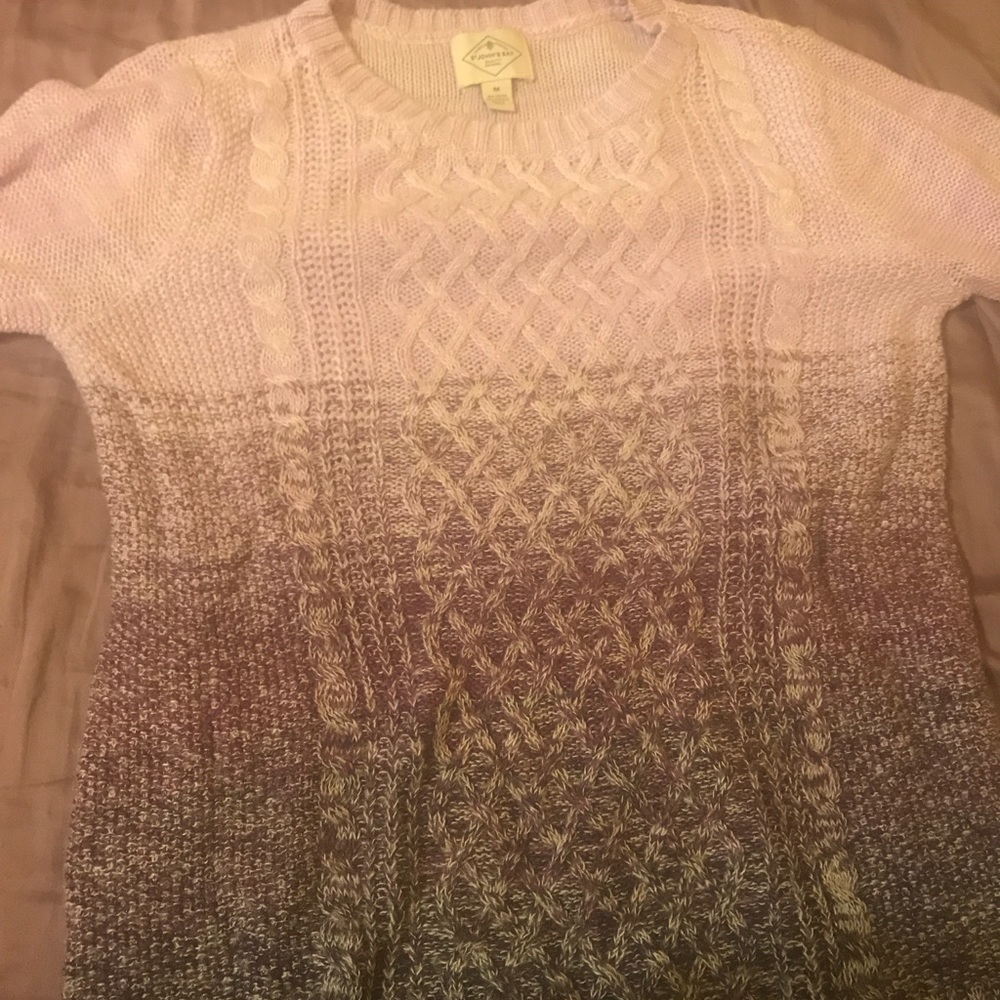 Ombré Sweater in Purple